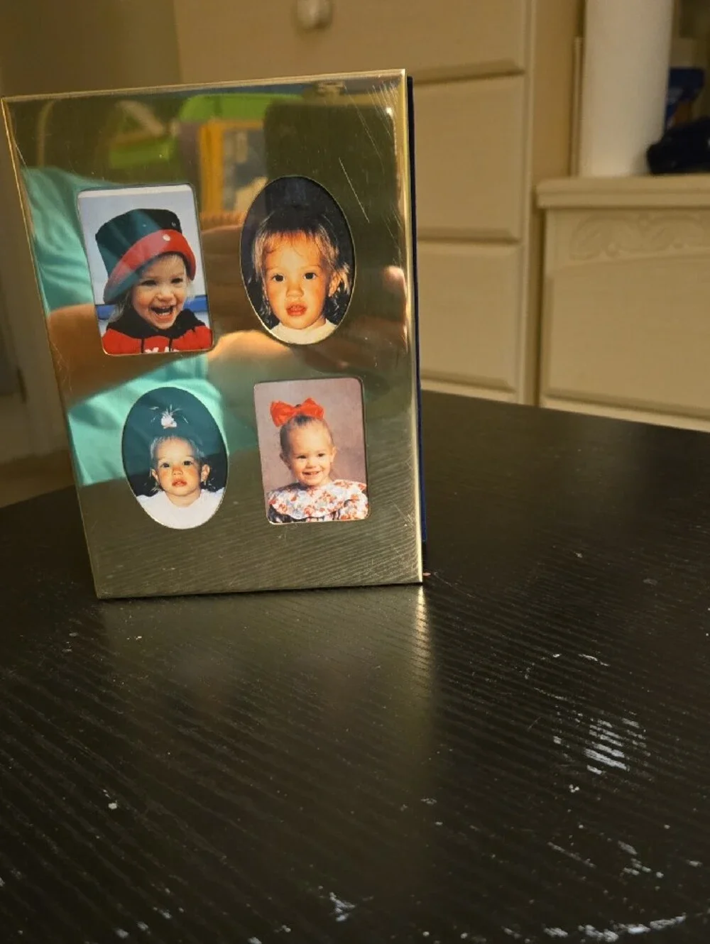 Gold Four-Opening Photo Album- Home Decor